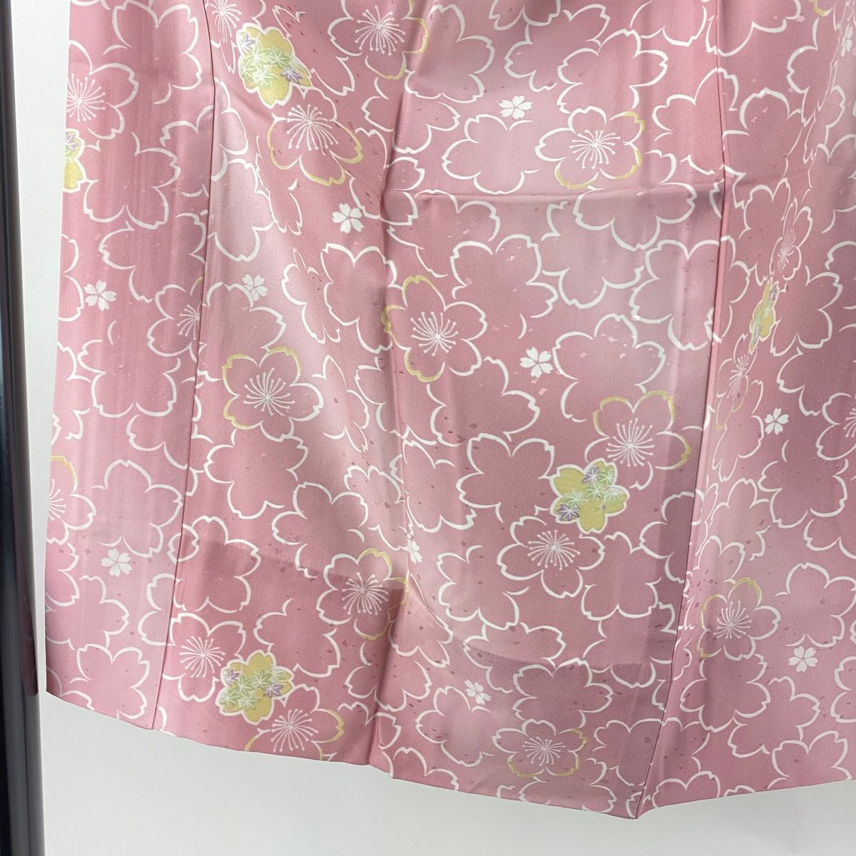 長襦袢 身丈118 cm 裄丈66 M 桜 ぼかし ピンク 正絹 秀品