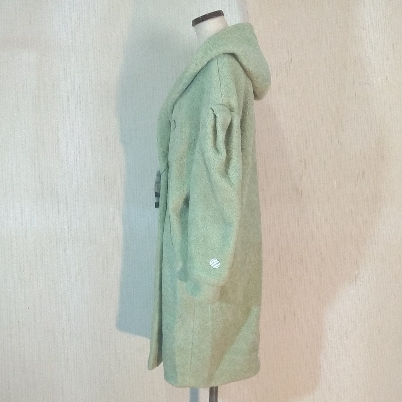 コート【新品】BORDERS at BALCONY フーデッドコート フ－ド付き グリ