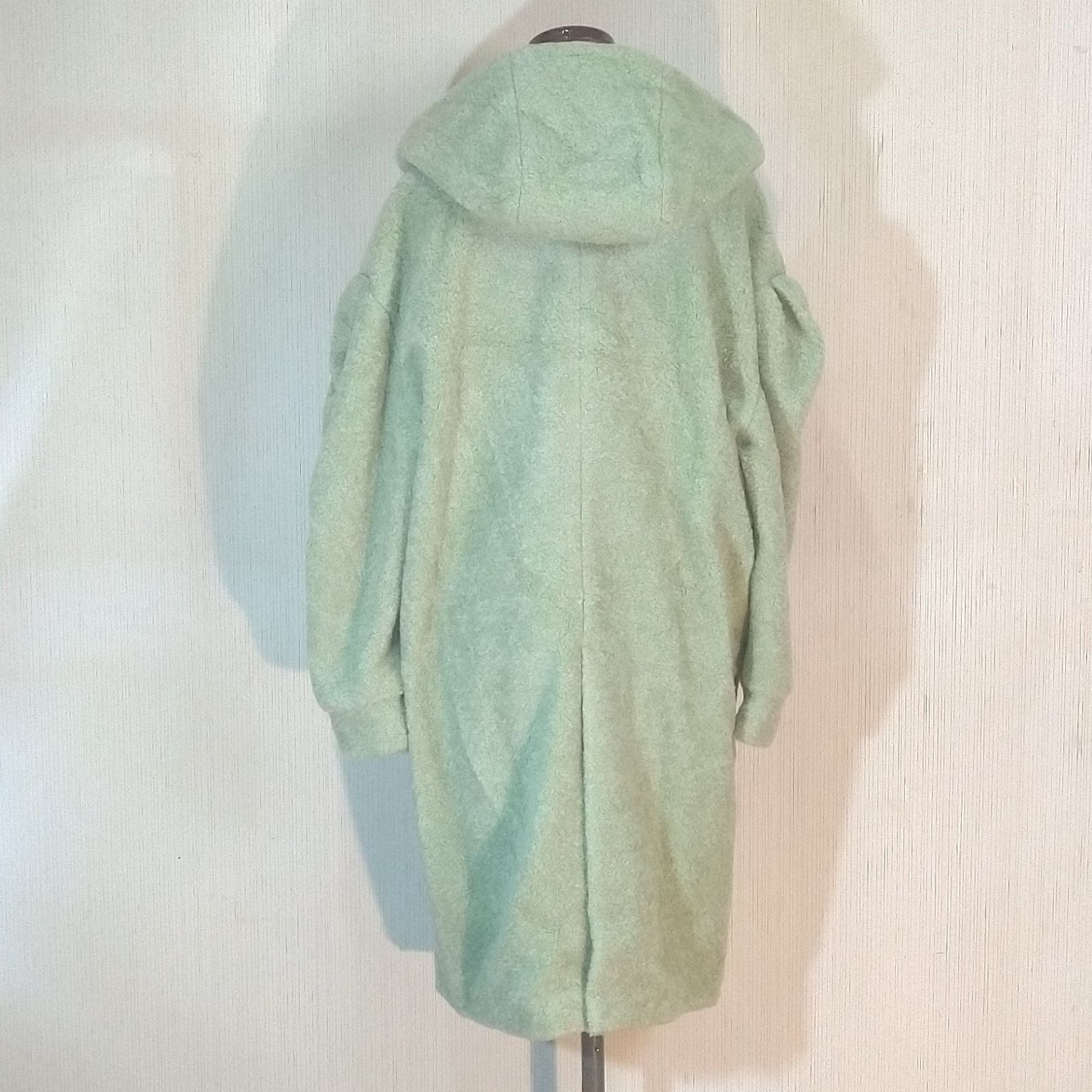 コート【新品】BORDERS at BALCONY フーデッドコート フ－ド付き グリ