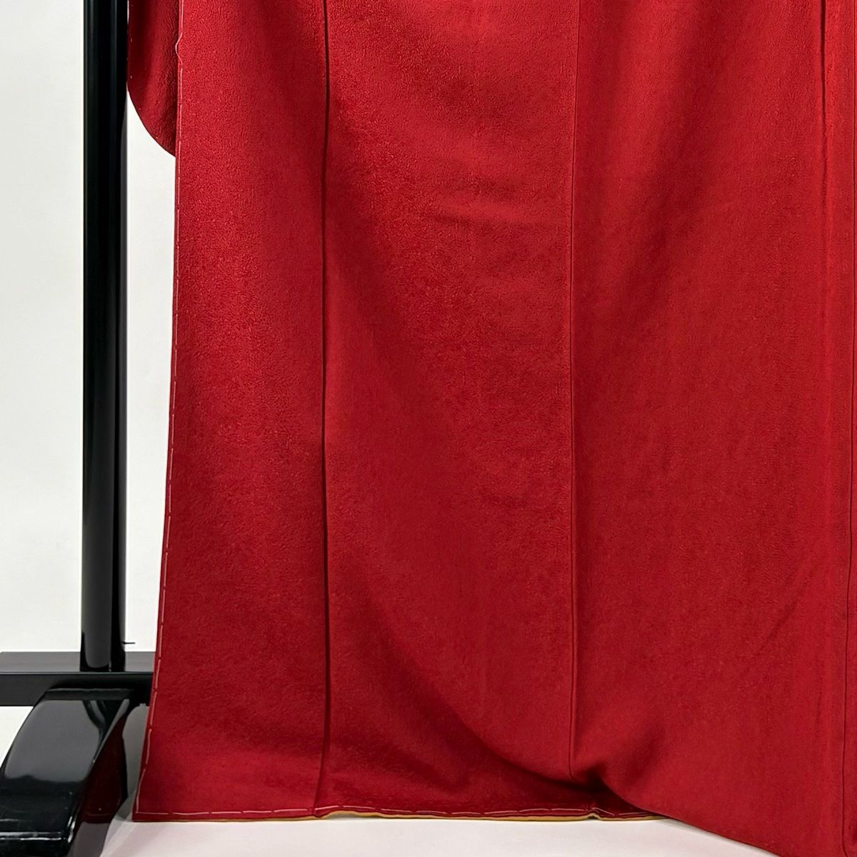 振袖 身丈172 5 cm 裄丈69 L 袷 地紋 赤 正絹