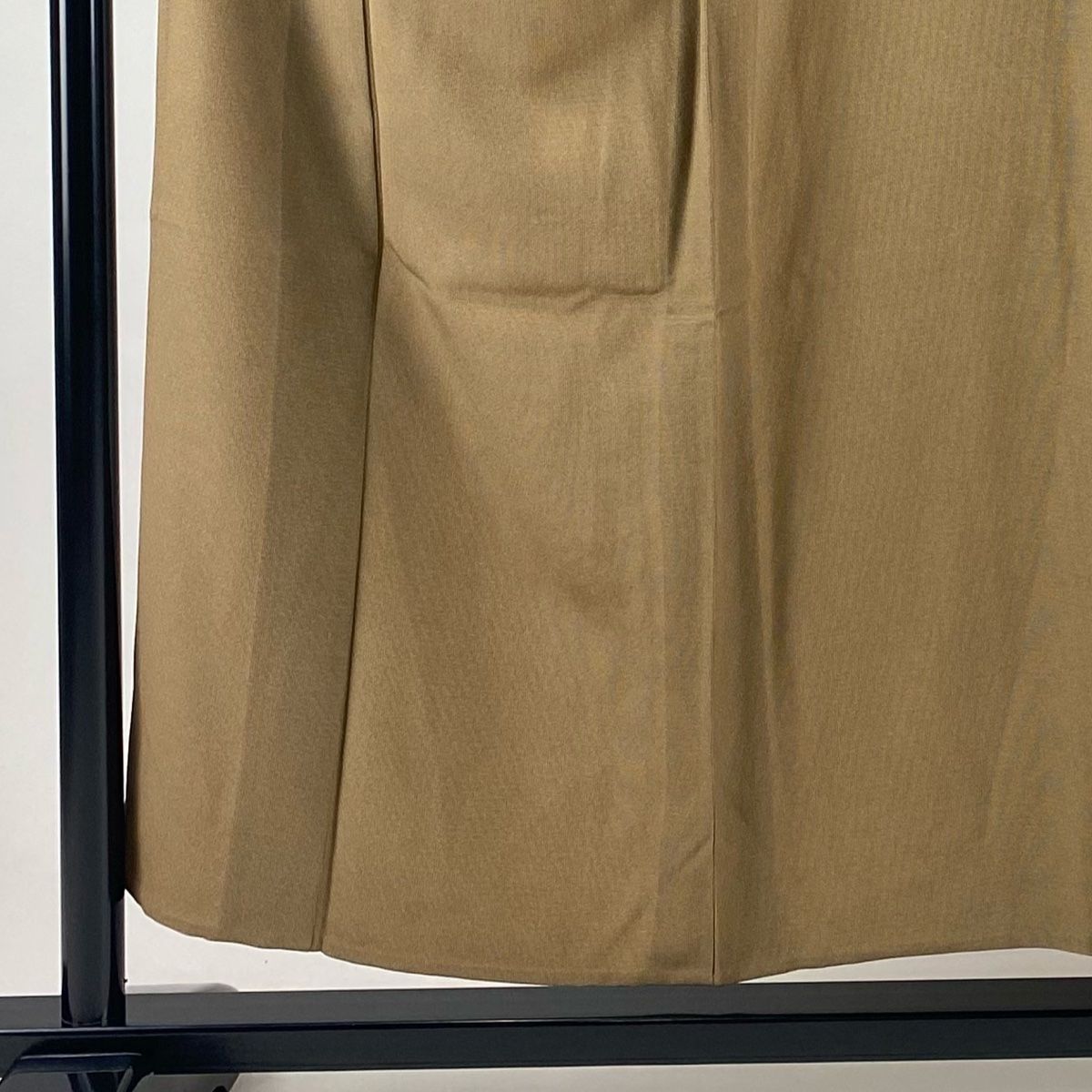 江戸小紋 身丈153 cm 裄丈62 5 S 単衣 落款 角通し 茶色 正絹 一つ紋