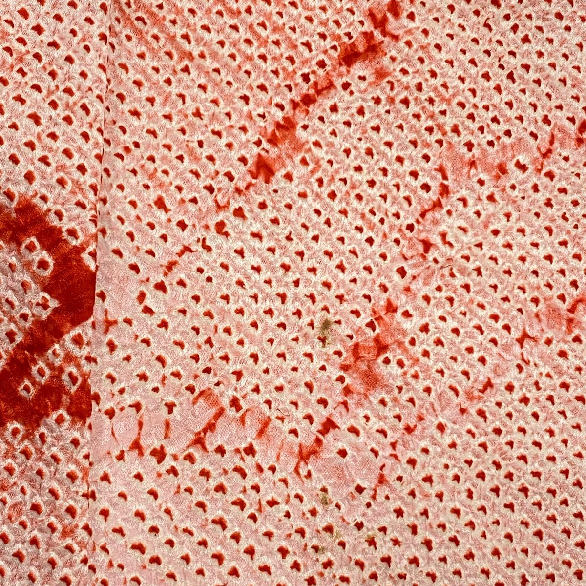  振袖 身丈162 cm 裄丈66 M 袷 菊 梅 総絞り 金銀糸 朱色 正絹 振袖 着物