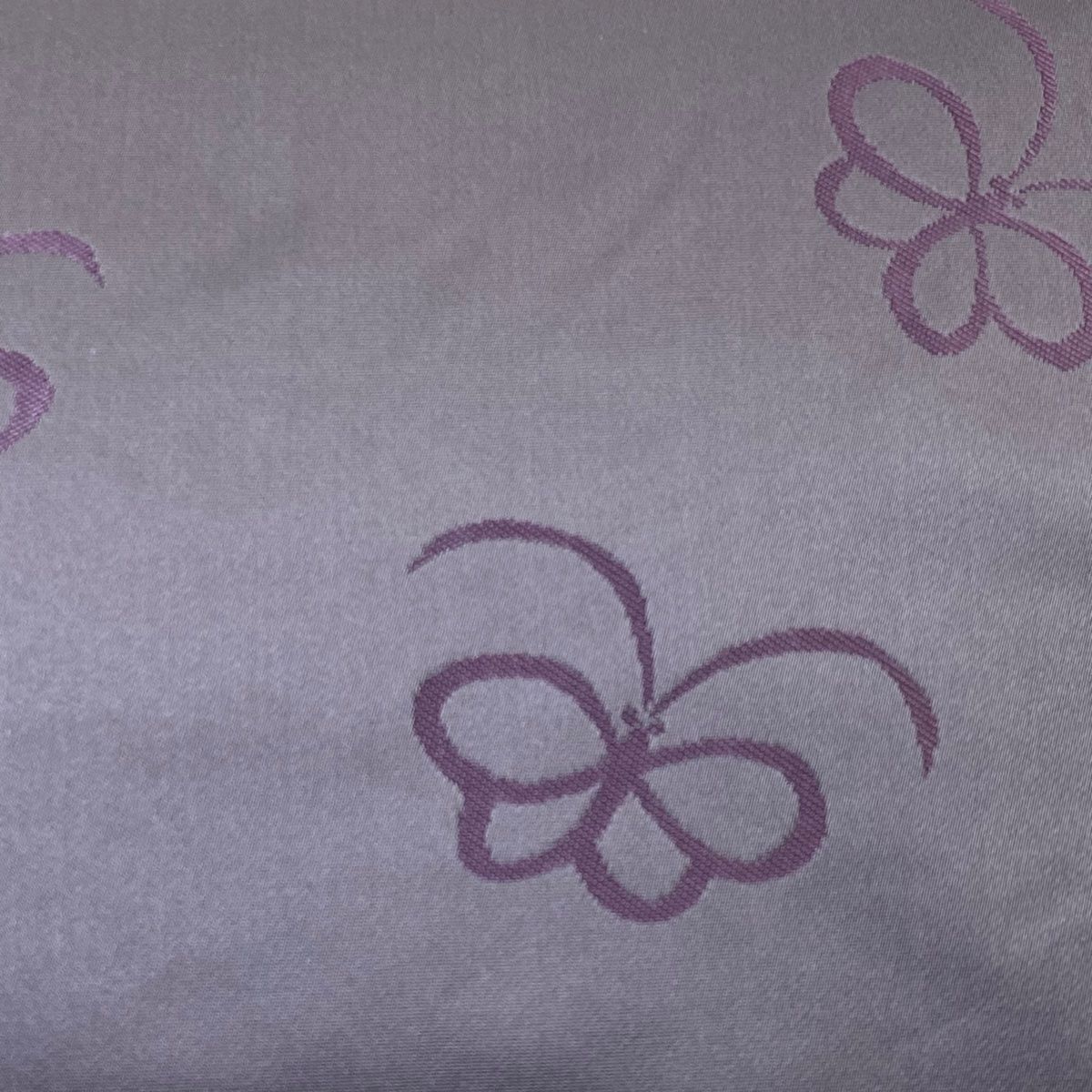 袋帯 名品 辻村ジュサブロー 落款 蝶 灰紫 六通 正絹 【中古】 - メルカリ