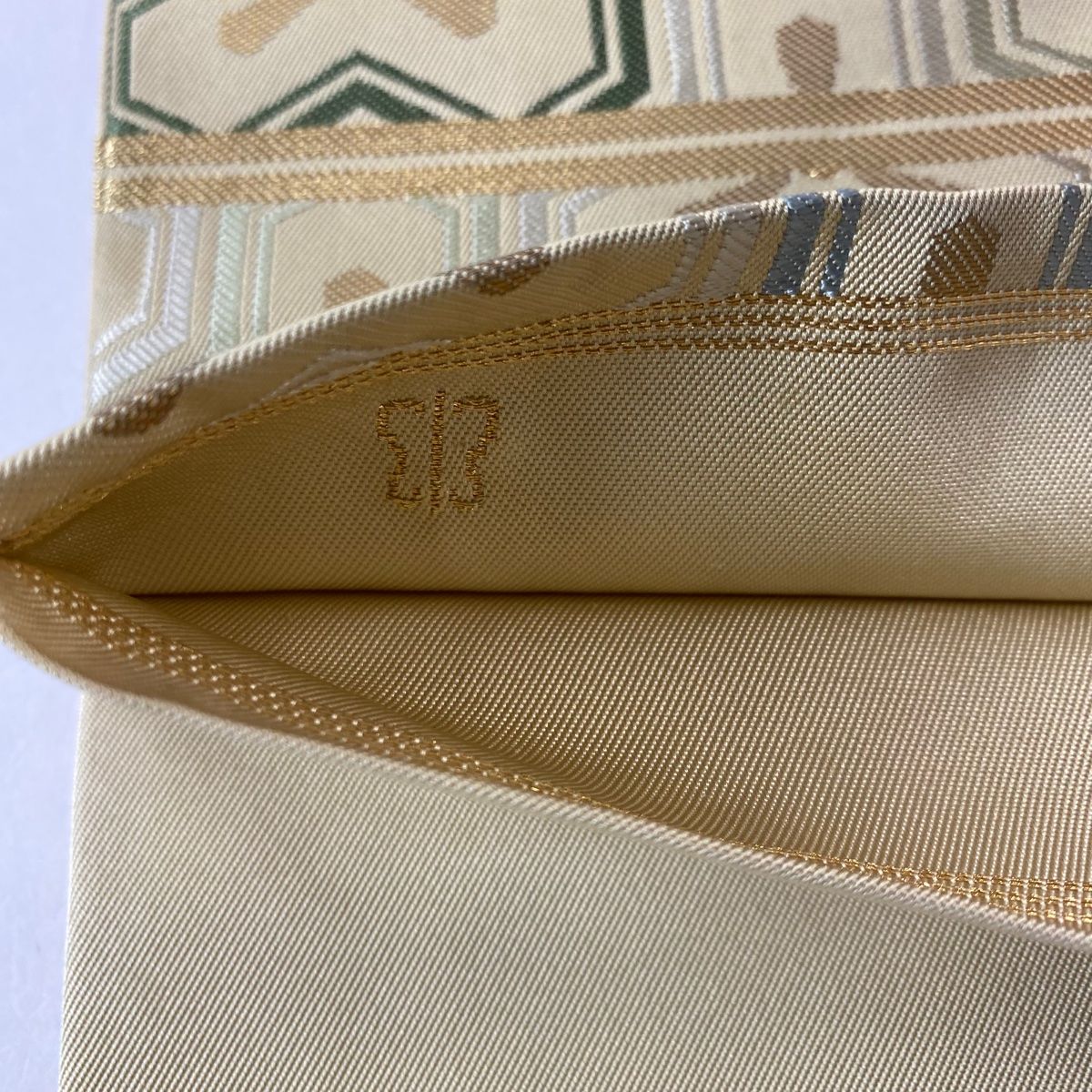 408my12◇川島織物 蘭 カトレヤ 金糸 銀糸 六通 本袋帯◇美品 美品】 袋帯 秀品 川島織物 落款 関西仕立て 華文 鳥 金銀糸金 箔 青