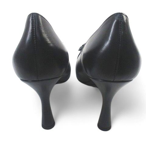 シャネル CHANEL G45493 B15866 ココマーク カメリア パンプス レザー