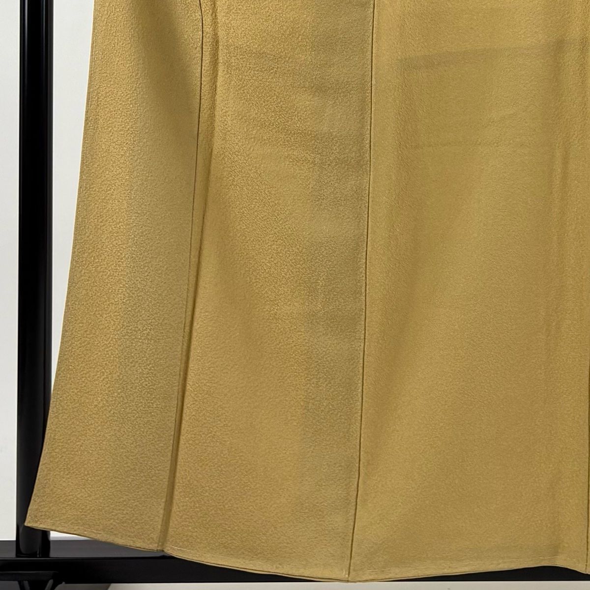 江戸小紋 身丈158 5 cm 裄丈62 S 袷 鮫 山吹色 正絹 秀品 小紋 着物 着物 浴衣