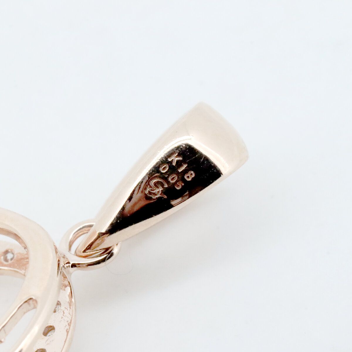 ゆきざき ノンブル No.9 ペンダントトップ 0.45ct K18PG(18金 ピンク