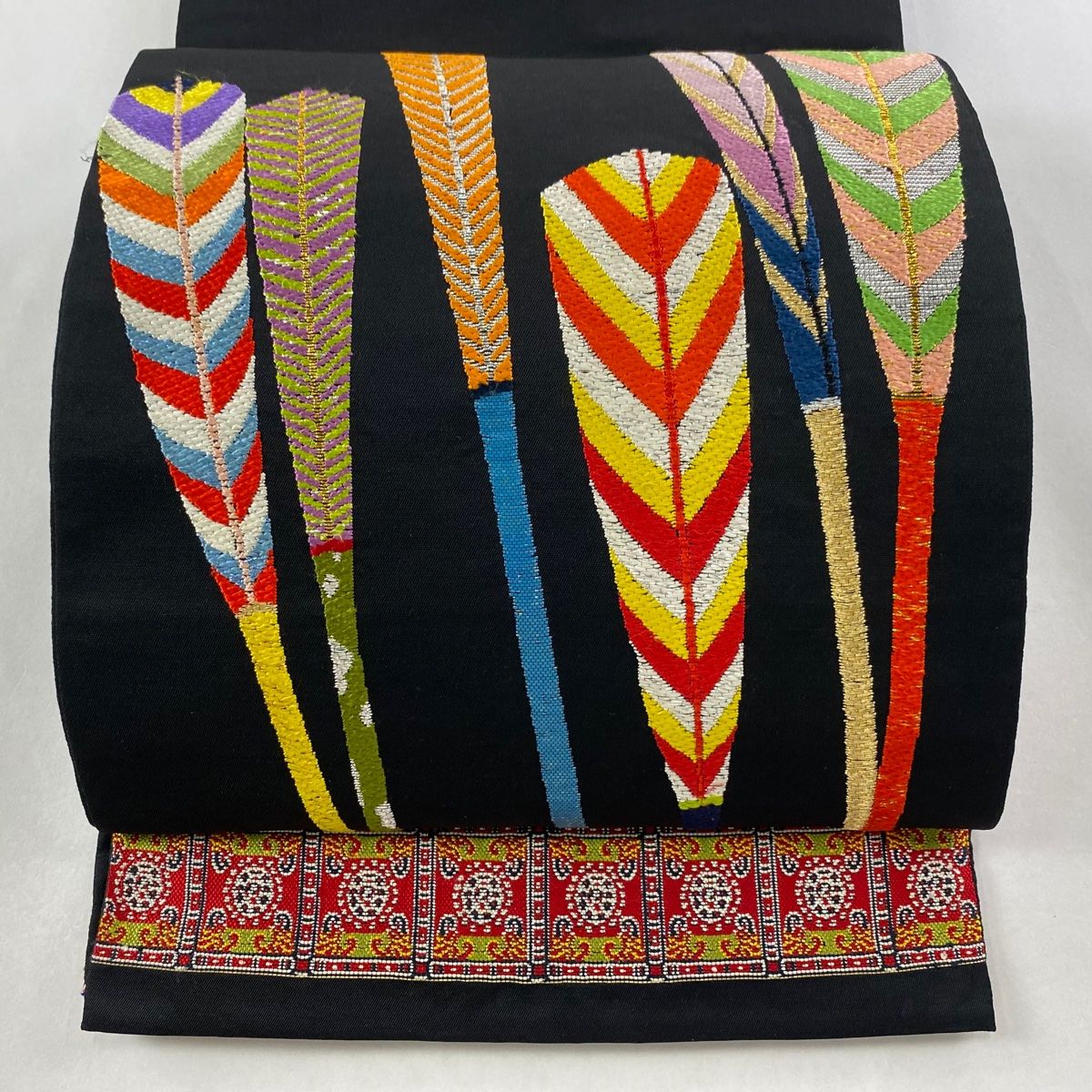 O0613 未使用品 逸品 圧巻の織 龍村平蔵製 正絹 本袋帯 k-wasou_1017844-w