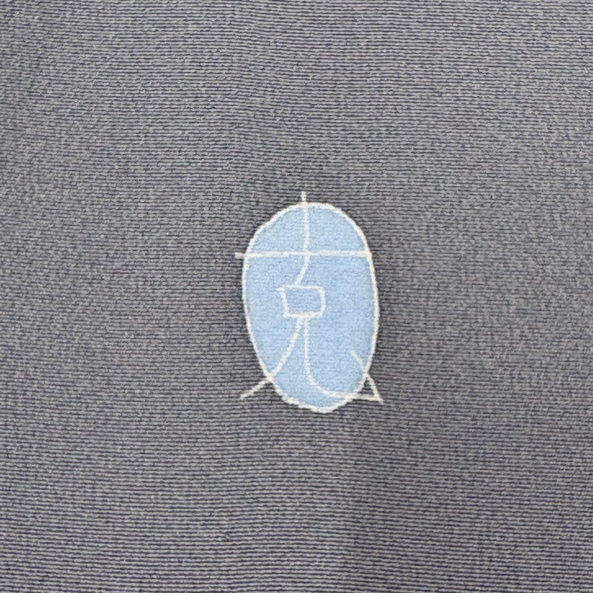  付下げ 身丈158.5 cm 裄丈64.5 M 単衣 南克治 加賀友禅 ますいわ屋 落款 枝花 青灰色 正絹 訪問着 付け下げ 着物