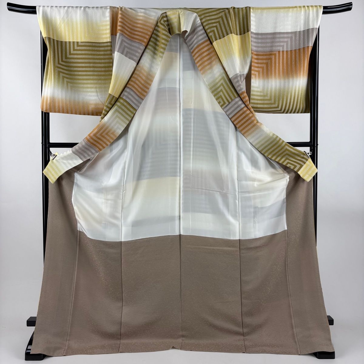 ★専用★未使用品 小紋 薪糊身丈167.0cm 裄丈70cm トールサイズ 正絹 裄69cm-71cm未満