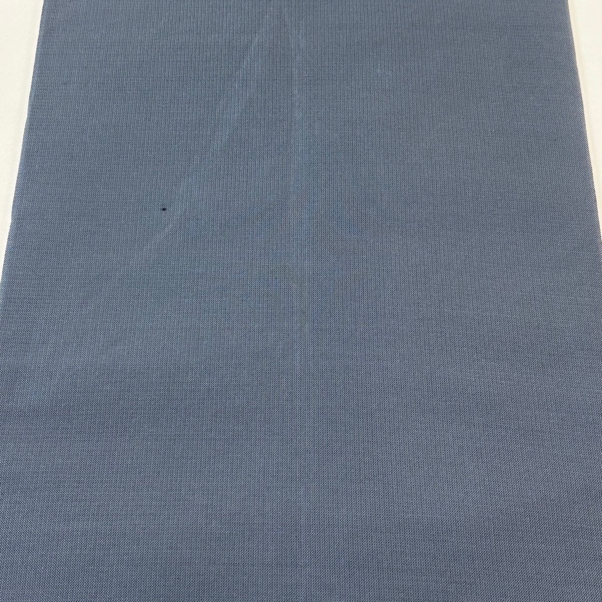  袋帯 やまと 格子 幾何学模様 銀糸 青灰色 全通 正絹 袋帯 帯