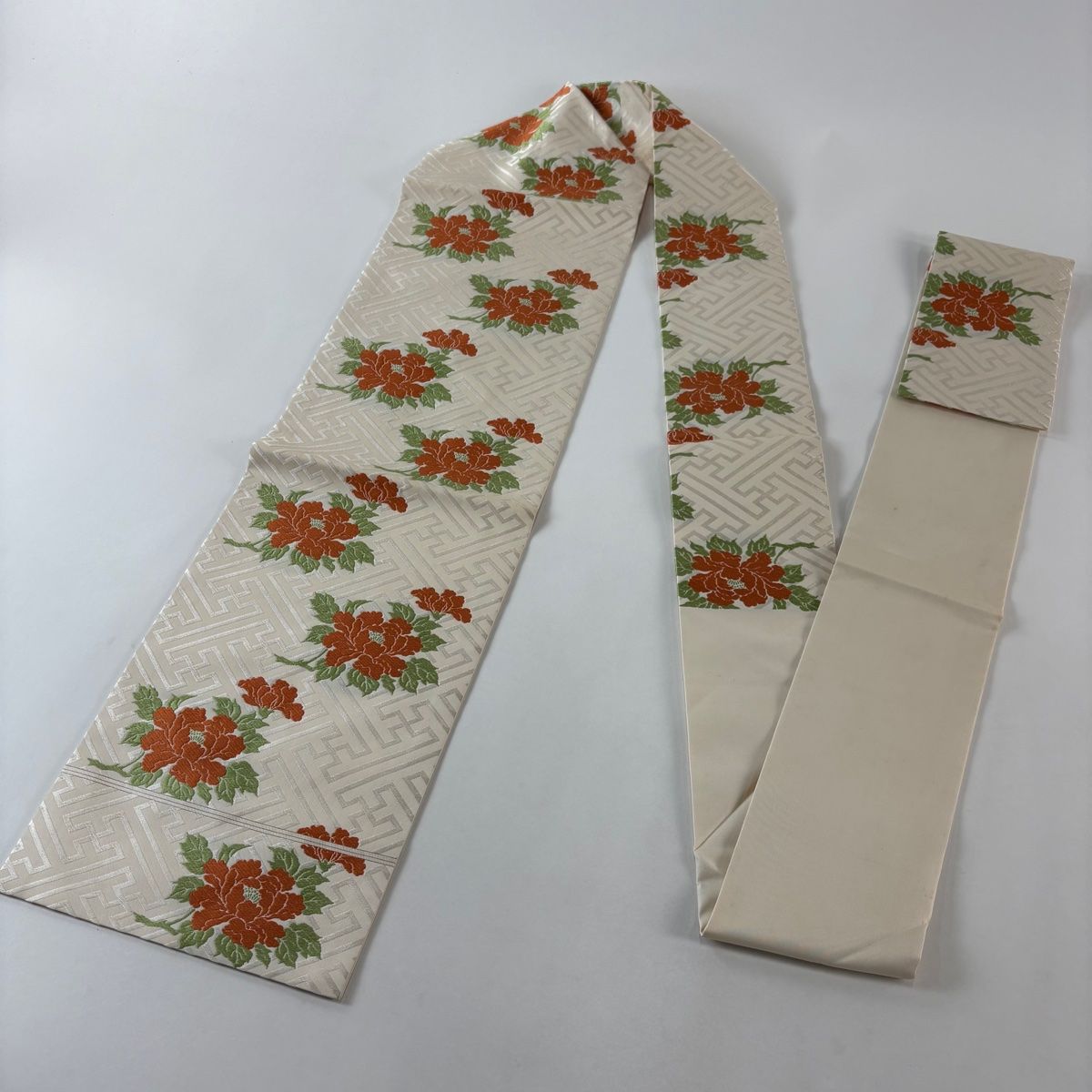 N58 正絹 人間国宝 喜多川平朗 羅織 名古屋帯 人間国宝 喜多川平朗作 羅 八寸名古屋帯 | 特選きものコレクション