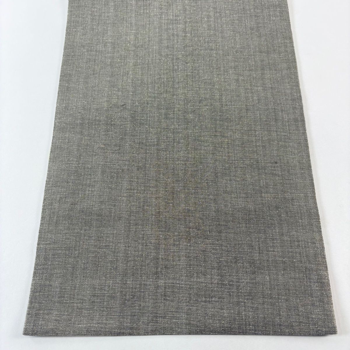  袋帯 幾何学模様 銀糸 箔 灰白 全通 正絹 袋帯 帯