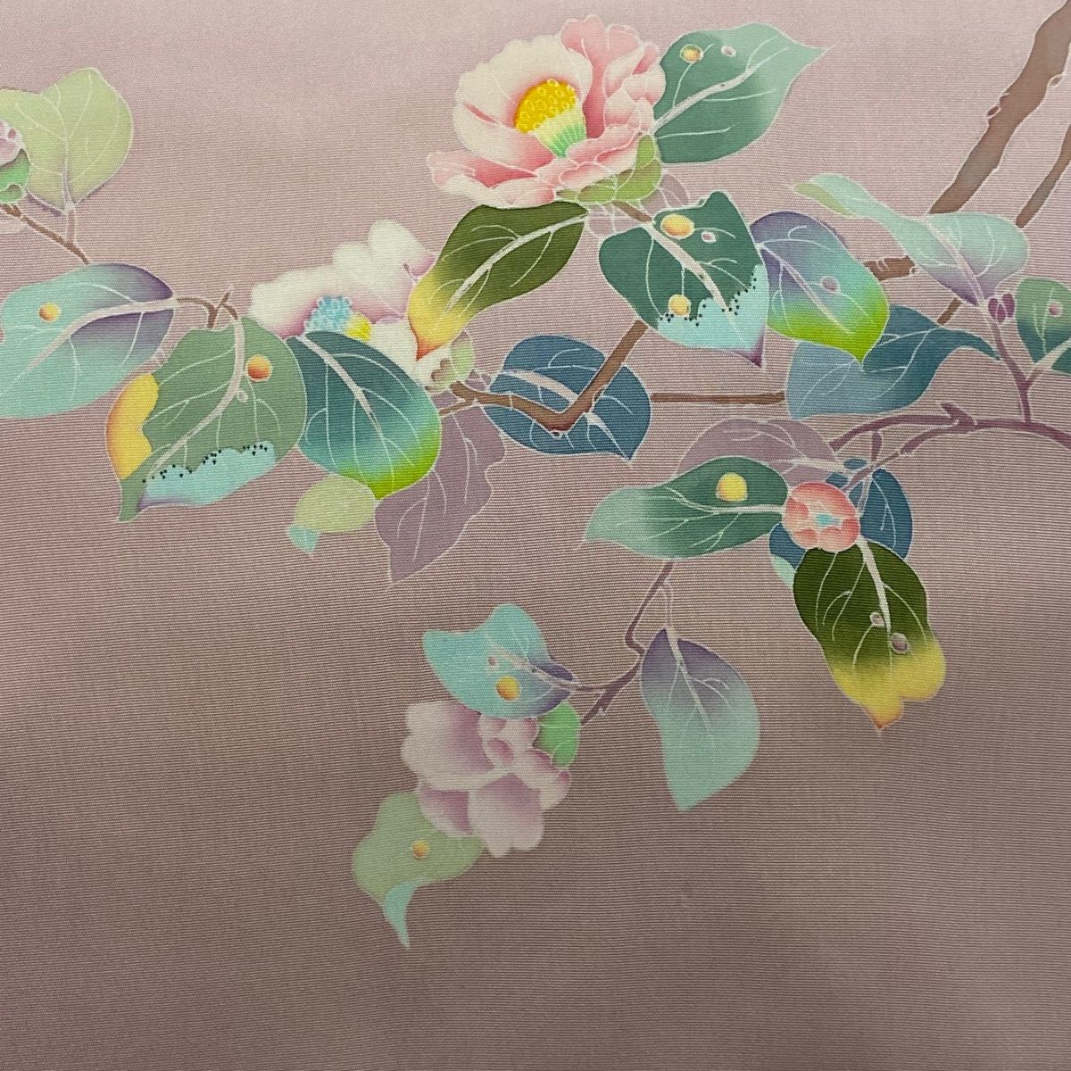 名古屋帯 名品 落款 椿 ピンク 正絹 【中古】 - メルカリ