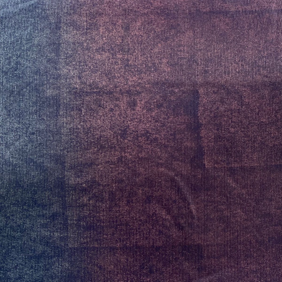 袋帯 大脇一心 落款 幾何学模様 紫 六通 正絹