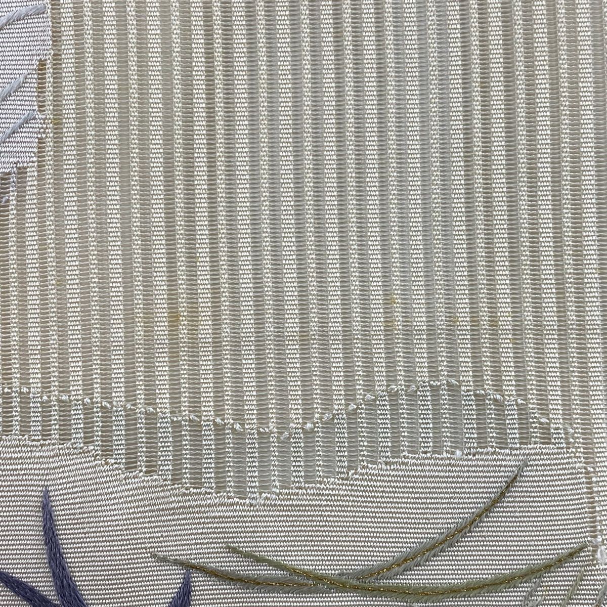 名古屋帯 名品 松葉仕立て 八寸名古屋帯 夏帯 絽 トンネル仕立て 燕