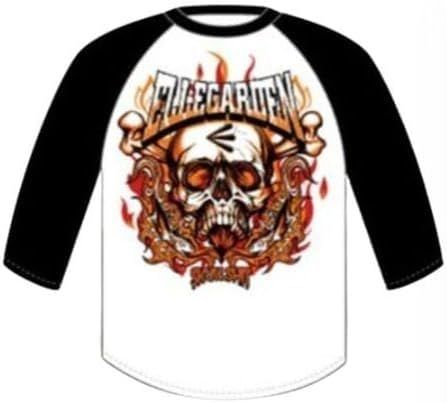 エルレガーデン エルレ × ラグラン 7分袖 Tシャツ 白×黒 L