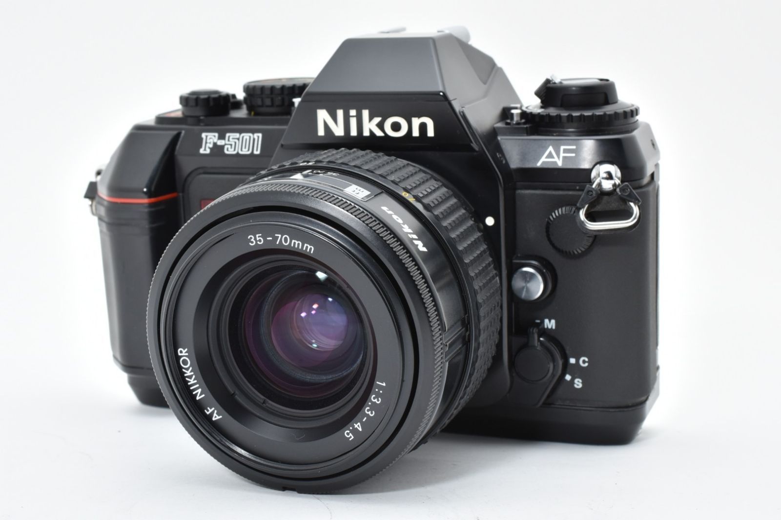5457 Nikon F-501 Film Camera AF Nikkor 35-70mm F3.3-4.5 Tasted ニコン AFフィルムカメラ