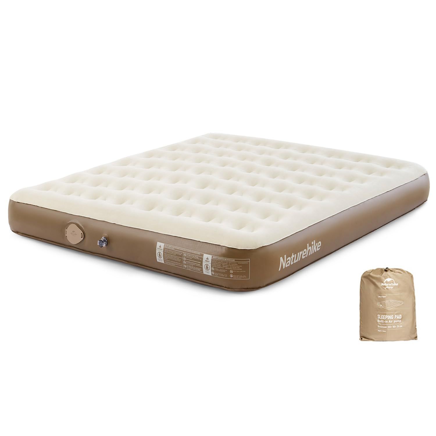 高反発 安定 耐久 厚手 スピード膨張 寝具 快適な寝心地 お昼寝 簡易 厚 キャンプ キャンプ エアーマット エアーマット 来客用 1 2 3人用 防災 エアベッド ネイチャーハイク 電動ポンプ内蔵 電動 エアーベッド Naturehike