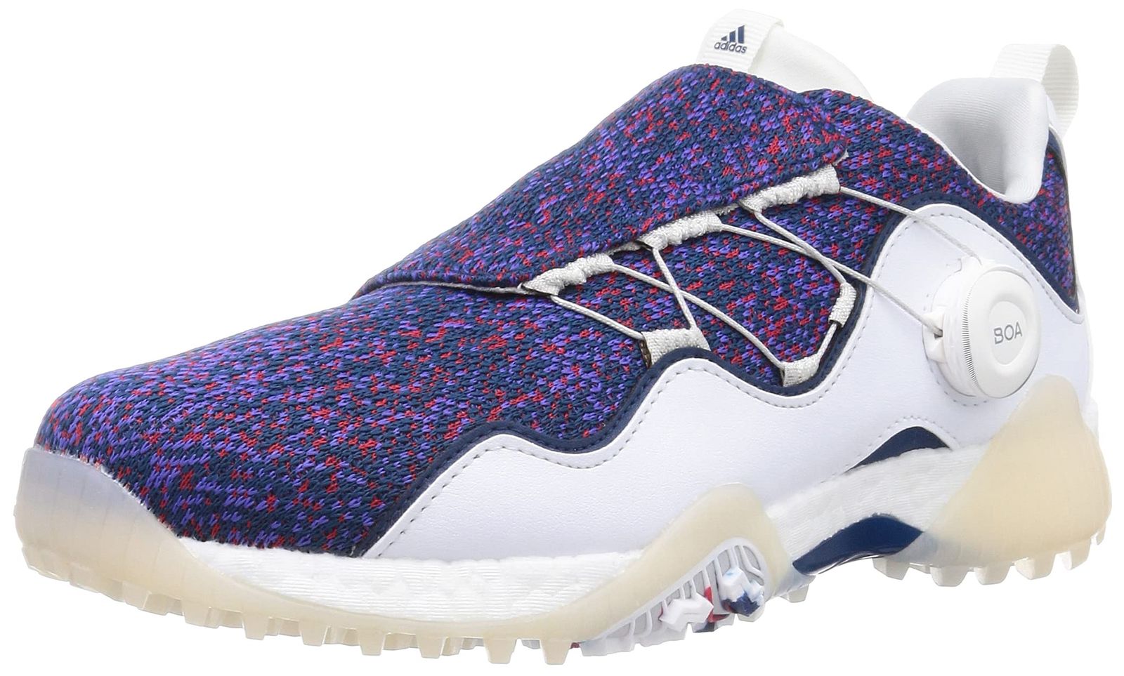 アディダスゴルフ ゴルフシューズ コードカオス ボア21 メンズ ホワイト レジェンドマリン スカーレット 27.5 cm フットウェアホワイト アシッド イエロー ブルーオキサイド 27.5 cm