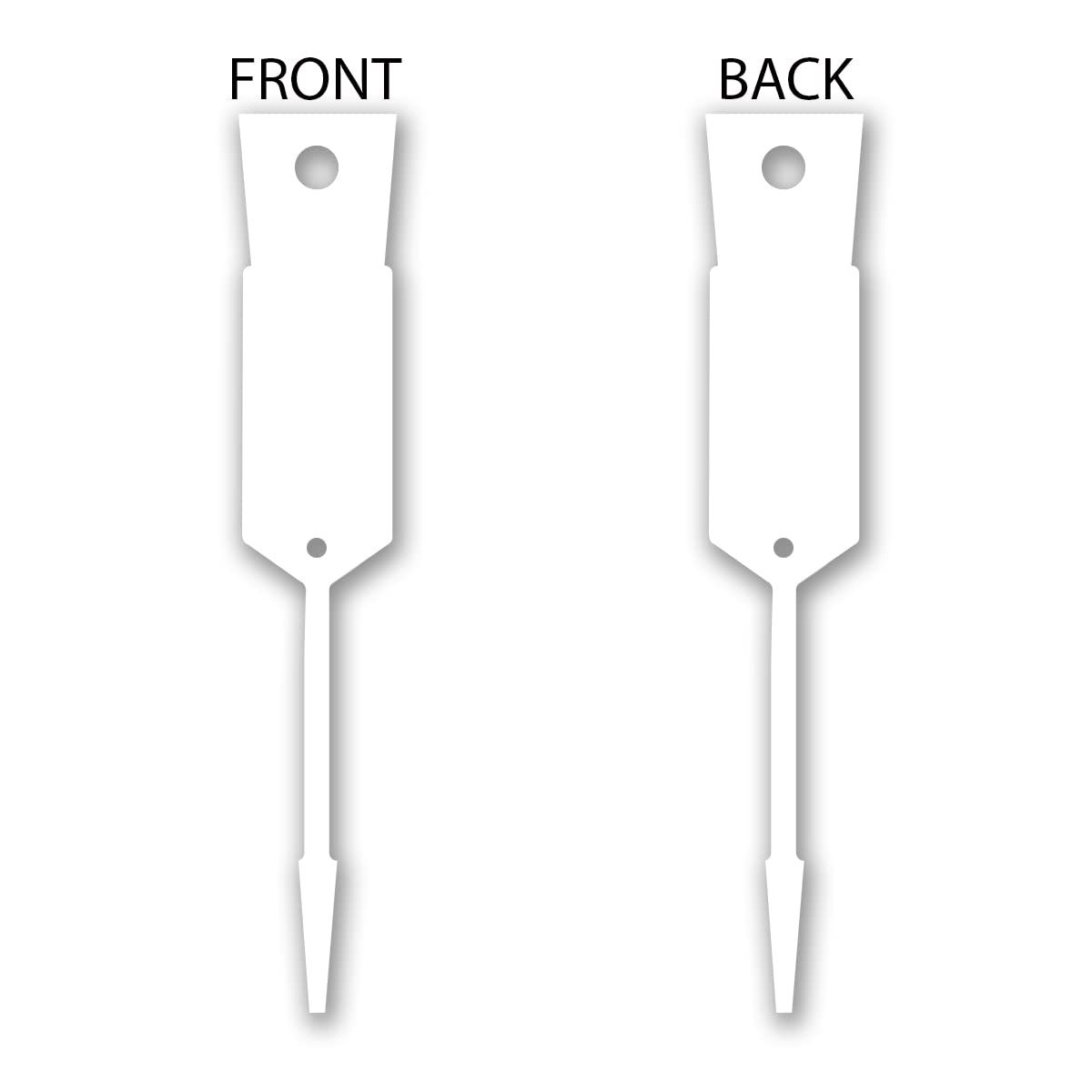 自動ロック式矢印キータグ 4 1 2インチ×3 4インチサイズ 1000個パック