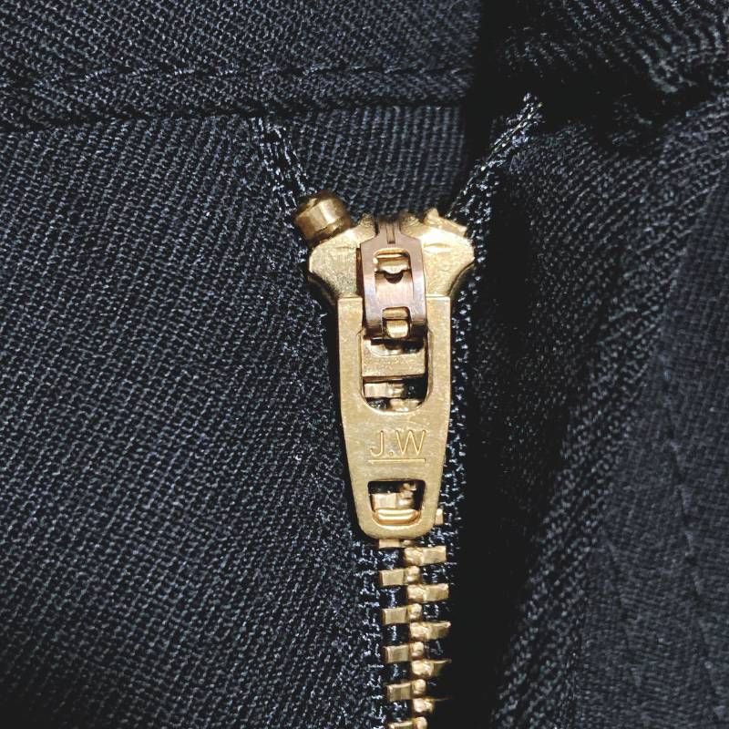 ブラックパンツ パッチワーク