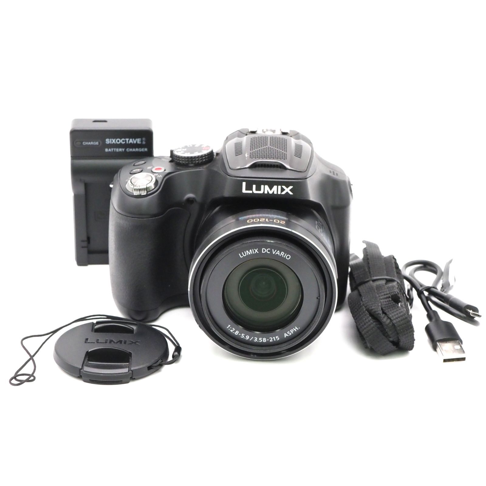 上品 PANASONIC パナソニック LUMIX DMC-FZ70-K ブラック 高倍率ズーム 光学60倍 コンパクトデジタルカメラ