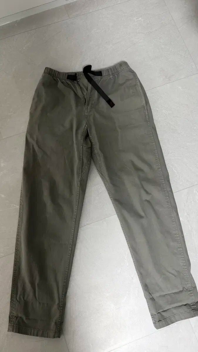 グラミチ カーキ グレー コットン パンツ M 30-32インチ