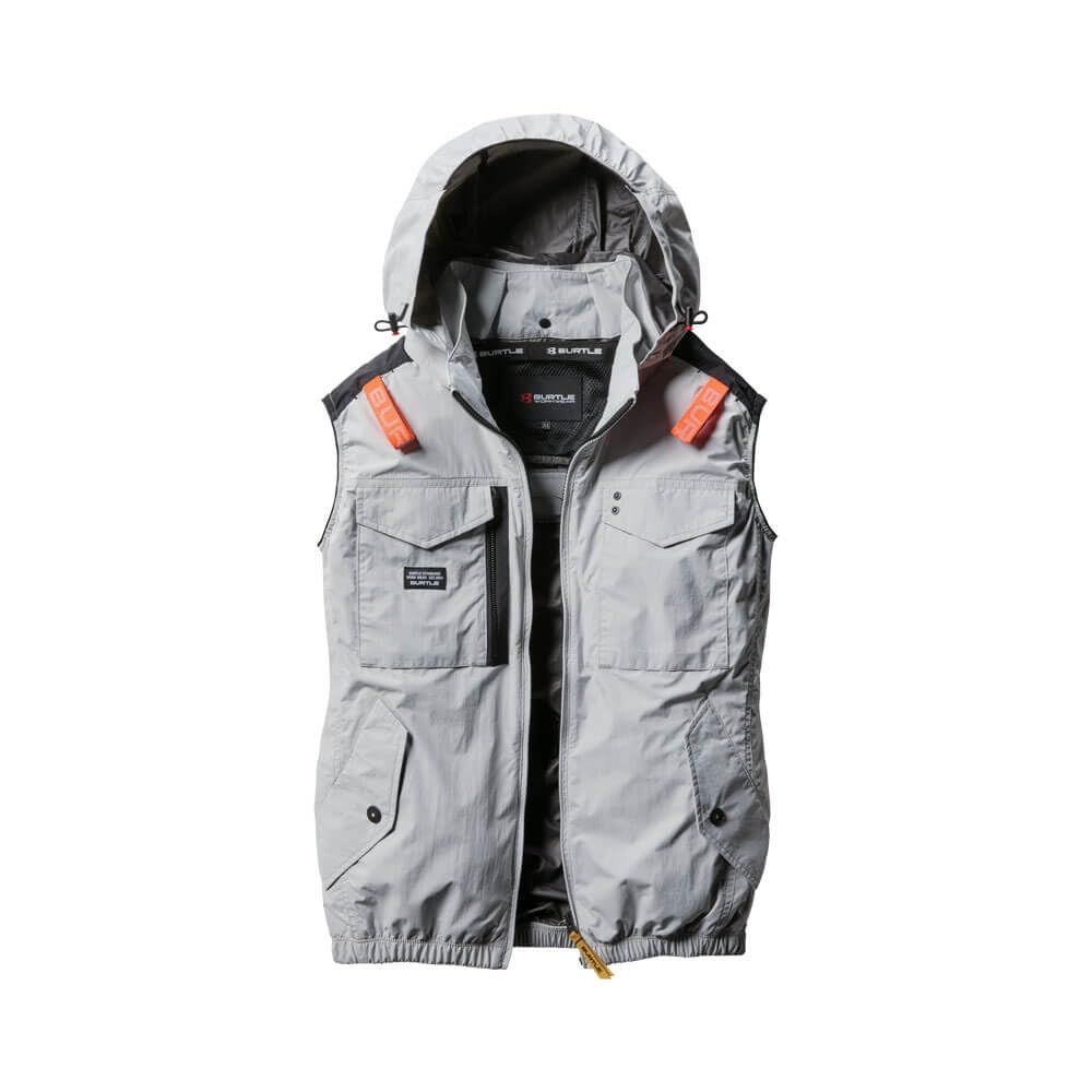 バートル エアークラフト ベスト ファンなし AC1154 AIRCRAFT XXL 60アッシュグレー 60アッシュグレー 2XL
