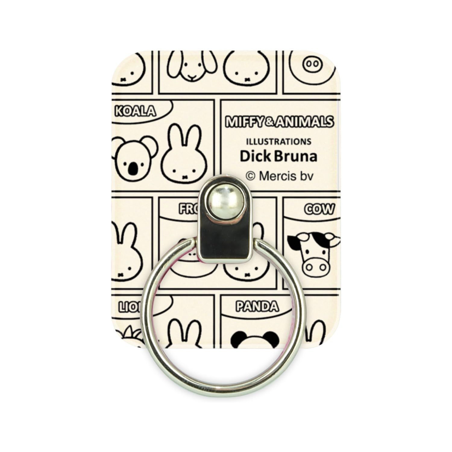 【数量限定】グルマンディーズ ミッフィー MIFFYu0026ANIMALS マルチリング 総柄 MF-517A