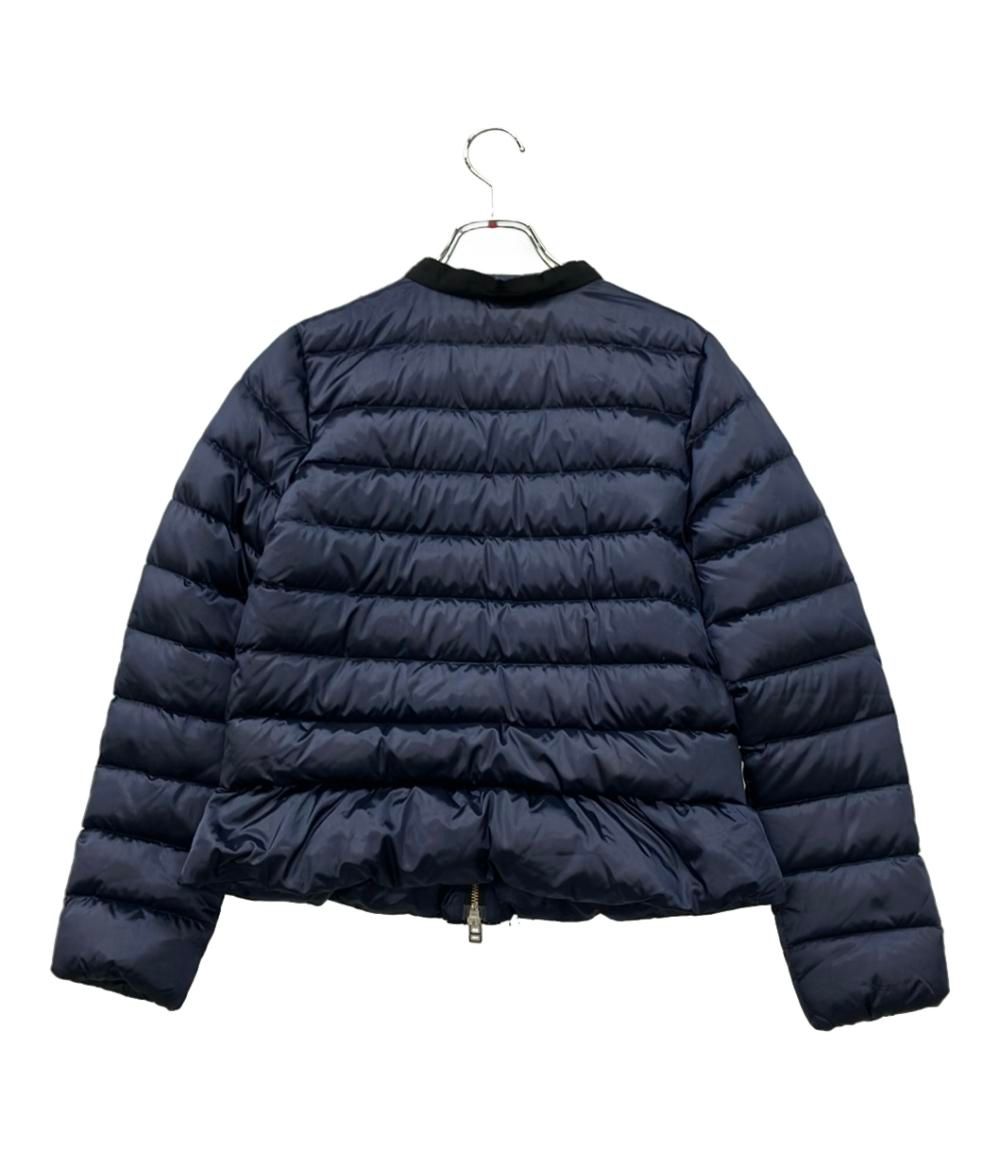 【最終価格】【美品】ランバンオンブルー　ノーカラー　ダウンジャケット　36 ランバンオンブルー ダウンジャケット ノーカラー 3806216 レディース