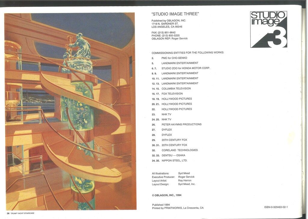 Syd Mead OBLAGON of | Concepts : Mead, 他1冊の2冊セット シド・ミード