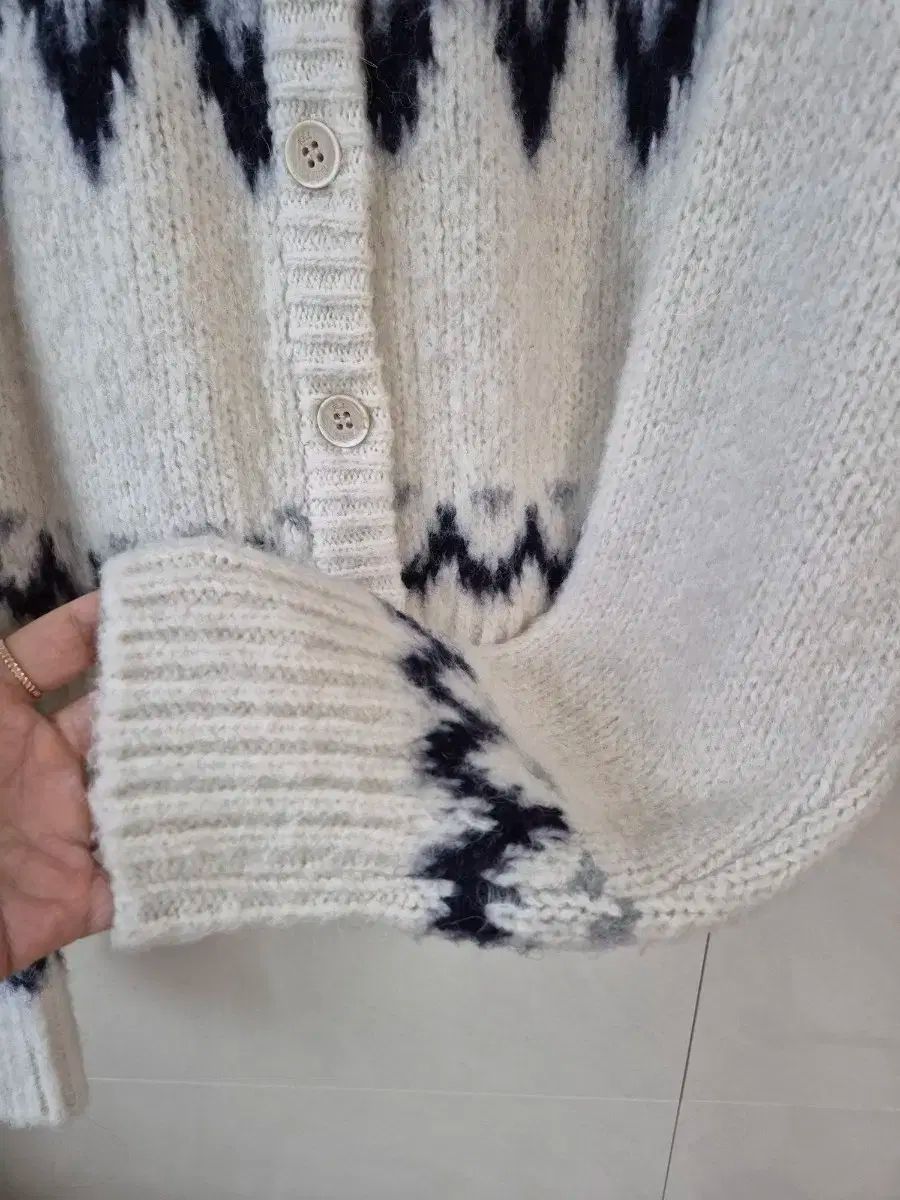 ノルディック ニットカーディガン