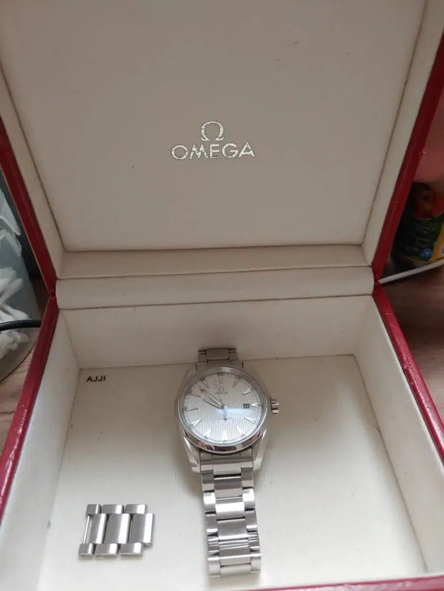 OMEGA オメガ アクアテラ 羊 양각쿼츠 白판 39mm