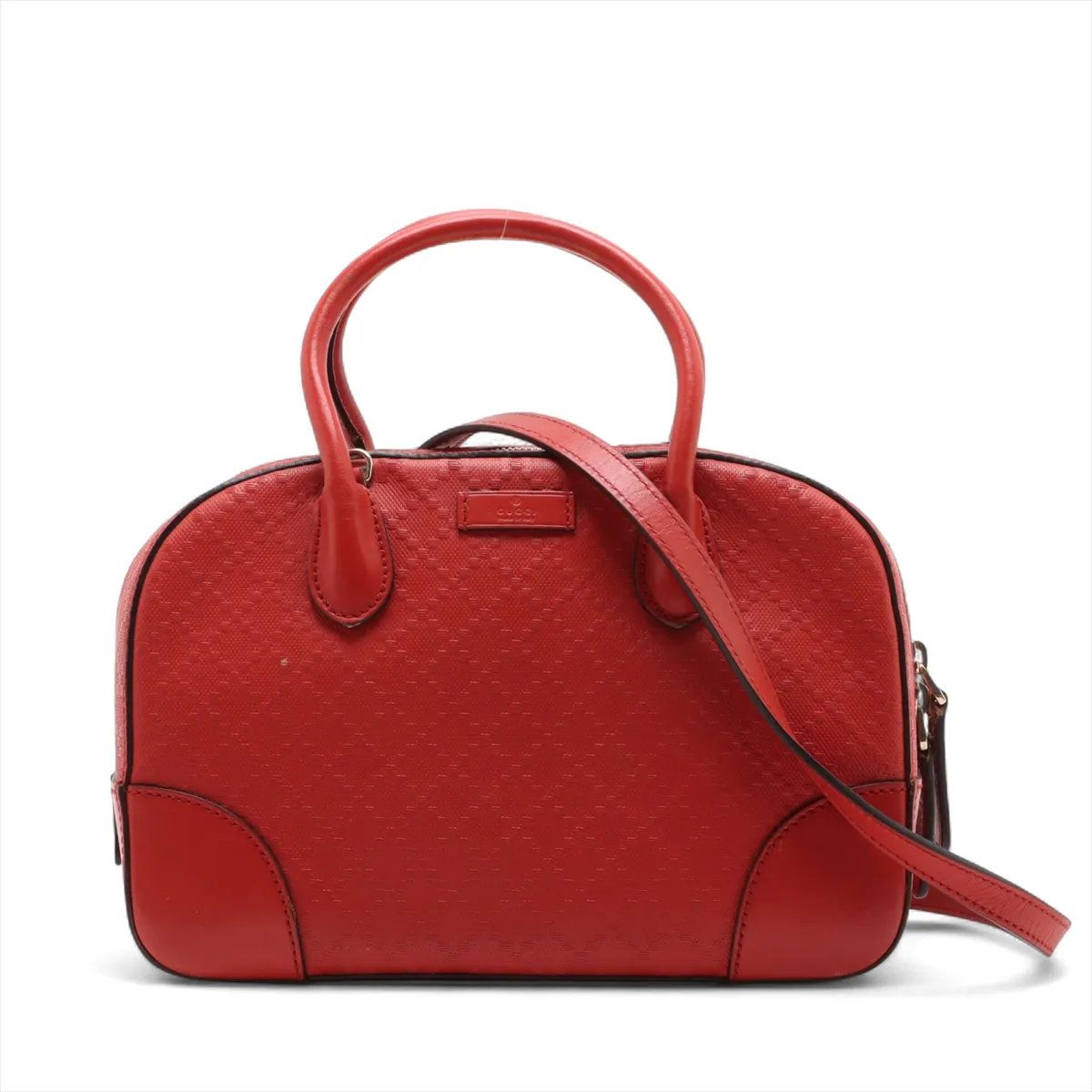 グッチ ディアマンテ レッド 354224 レザー 2WAY ハンドバッグ 斜め掛け ショルダー 本革 ブランド レディース MMM CR52-10