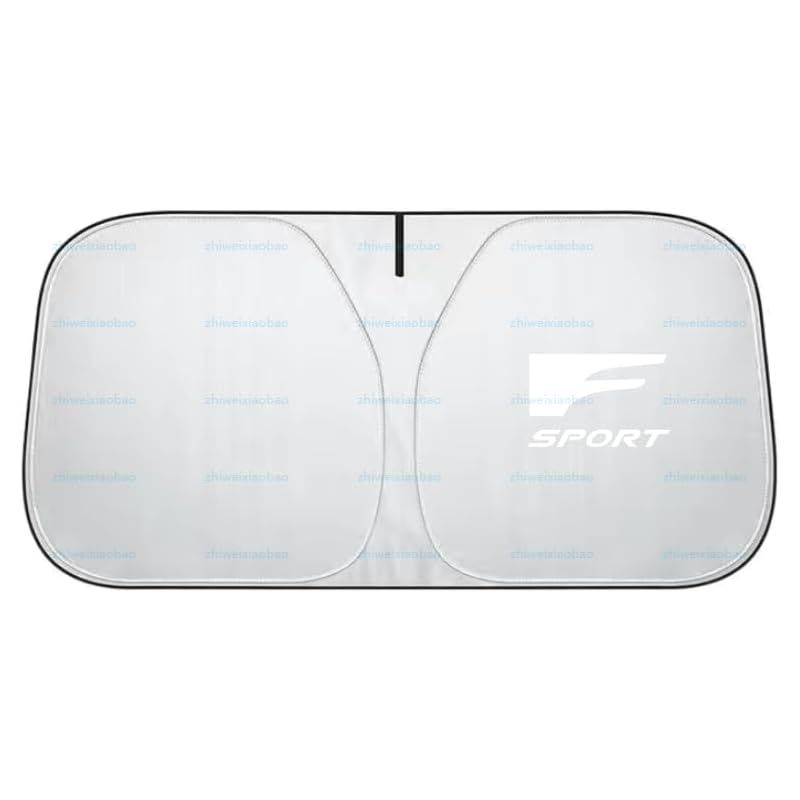 Fsport レクサス【2025新設計】 車用サンシェード 傘 折りたたみ式 サンシェード Fsport RX LX CT EX HS NX ES LX LC GS IS LS 全シリーズ対応 フロントシェード 車窓サンシェード バックミラー開き口 遮光 