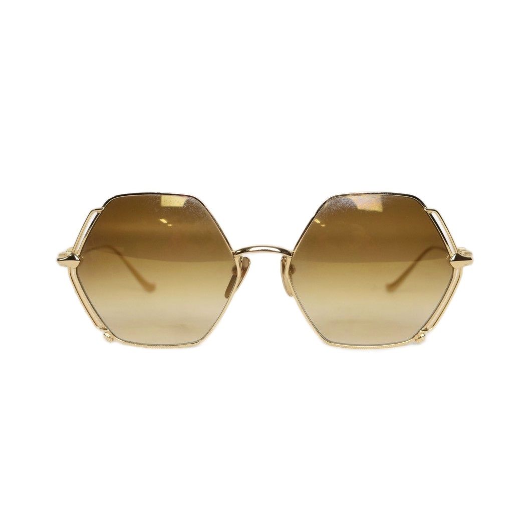 クロムハーツ CHROME HEARTS CREAMED CHクロス サングラス アイウェア ゴールド AA