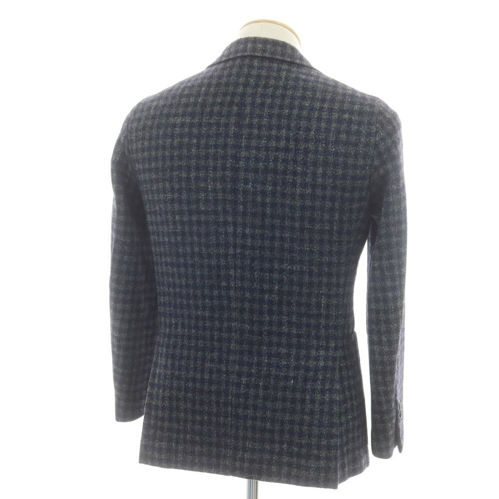 中古】デペトリロ DE PETRILLO ウールシルク チェック テーラード