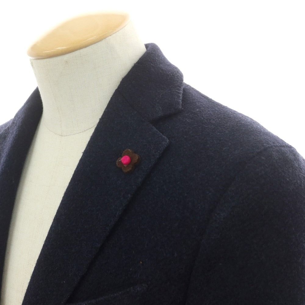ラルディーニ LARDINI ウールナイロン テーラードジャケット ネイビー サイズ44 メンズ