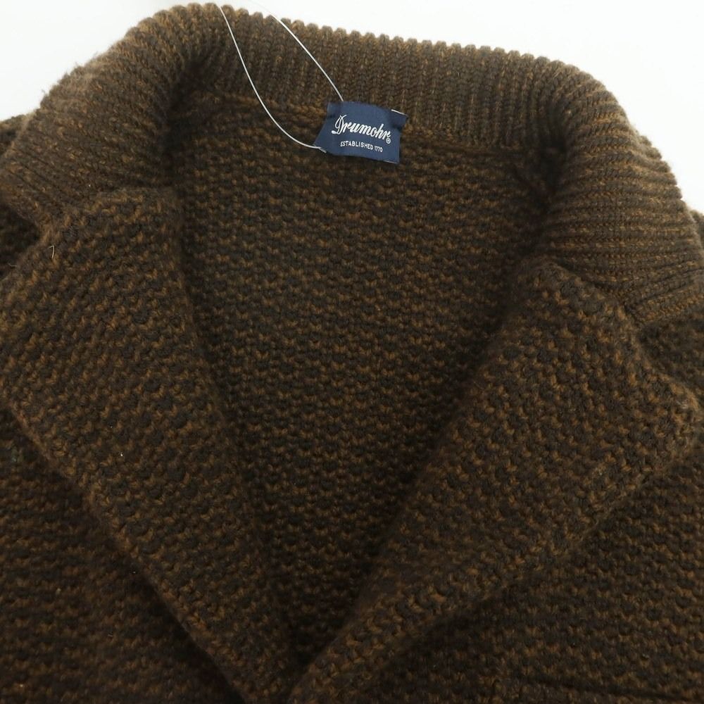 購入 【】ドルモア DRUMOHR ミドルゲージウール ニットジャケット