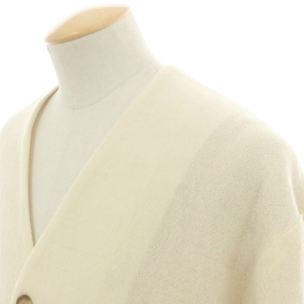 ラファーボラ La Favola ウール カーディガン ノー ジャケット アイボリー サイズ1 メンズ