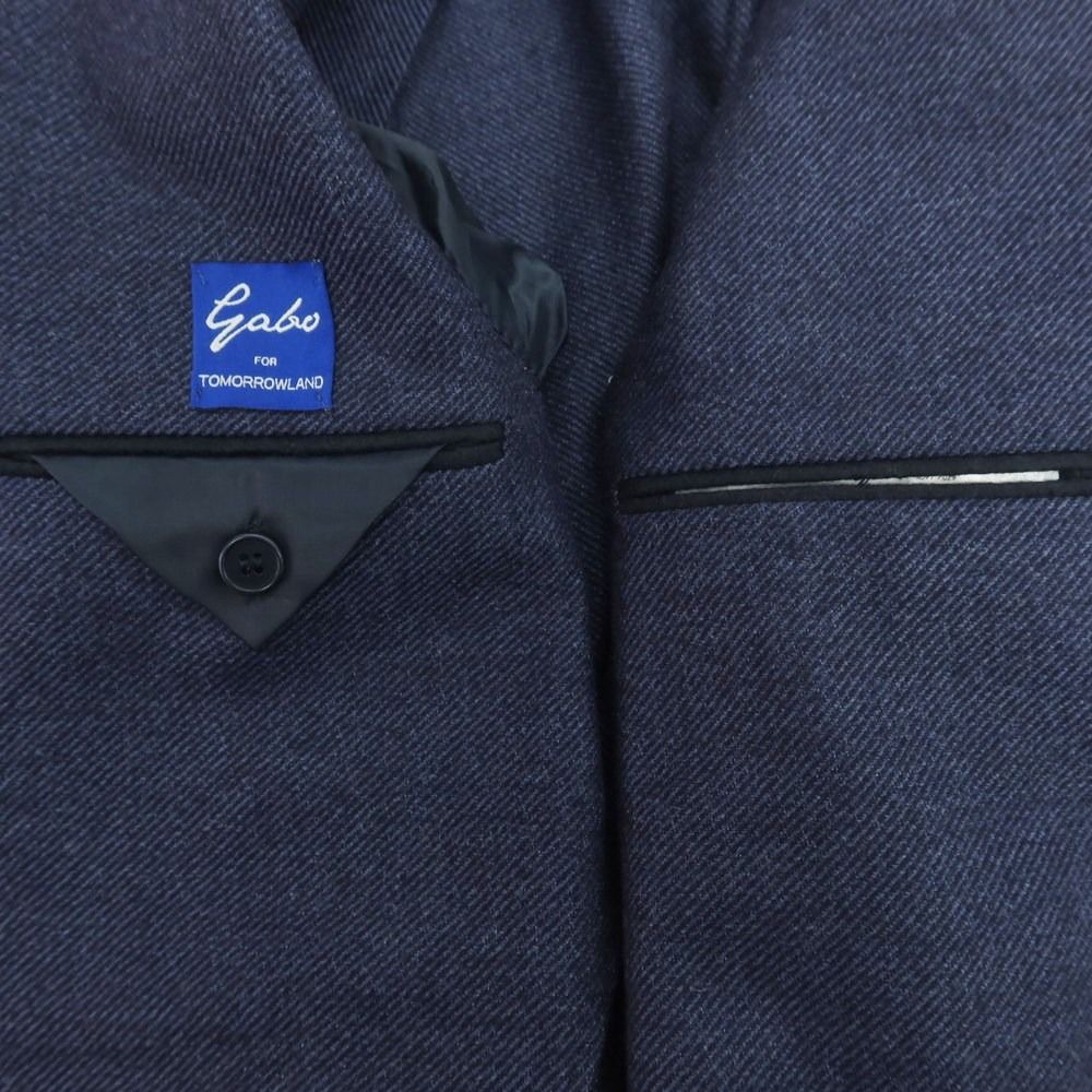 価格比較でお得にお買物。 ジアーボ ガボ Gabo TOMORROWLAND別注 ストレッチウール テーラードジャケット ネイビー サイズ48 メンズ