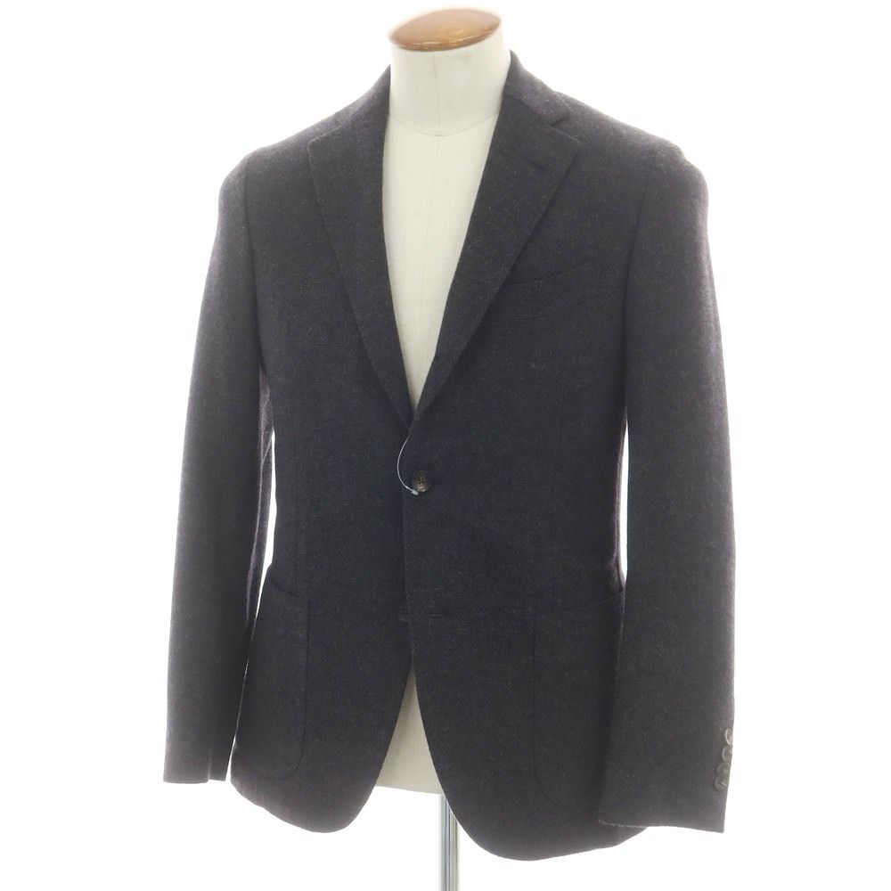 ラルディーニ LARDINI ウールコットン テーラードジャケット グレー サイズ46 メンズ