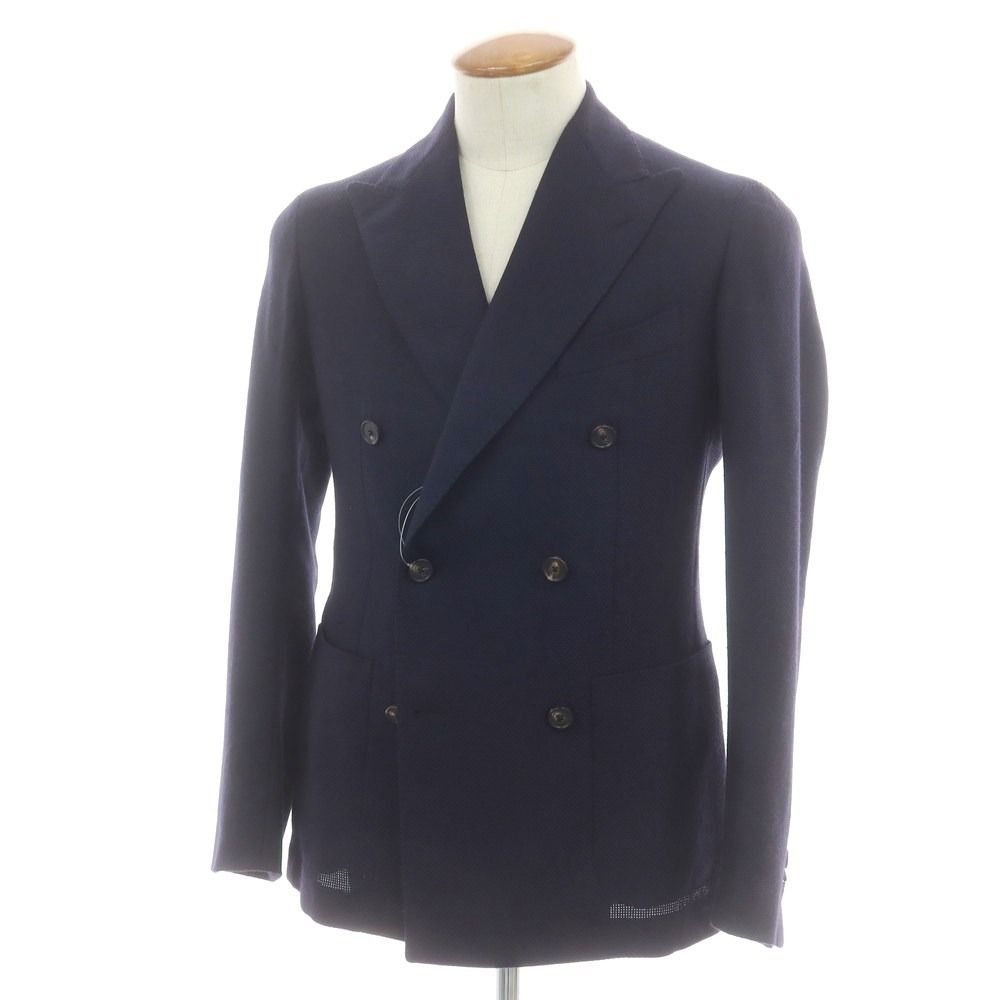 タリアトーレ TAGLIATORE ウール ダブル テーラードジャケット ネイビー サイズ46 メンズ