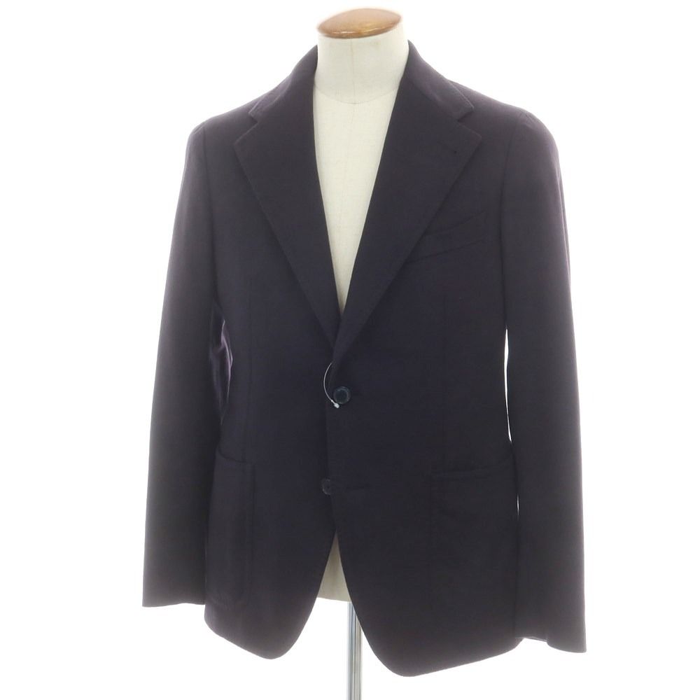 タリアトーレ TAGLIATORE カシミヤ テーラードジャケット ダークネイビー サイズ48 メンズ