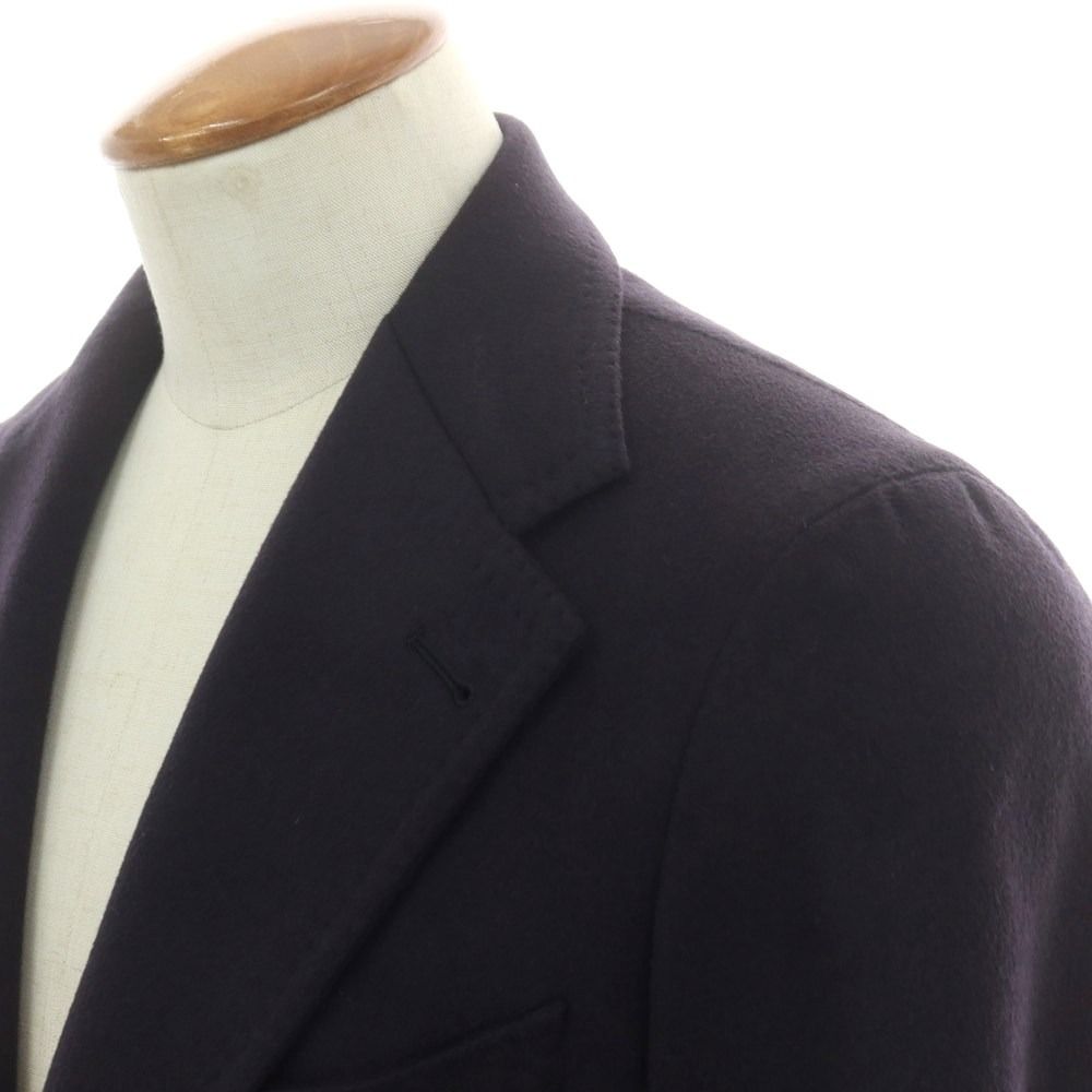 タリアトーレ TAGLIATORE カシミヤ テーラードジャケット ダークネイビー サイズ48 メンズ