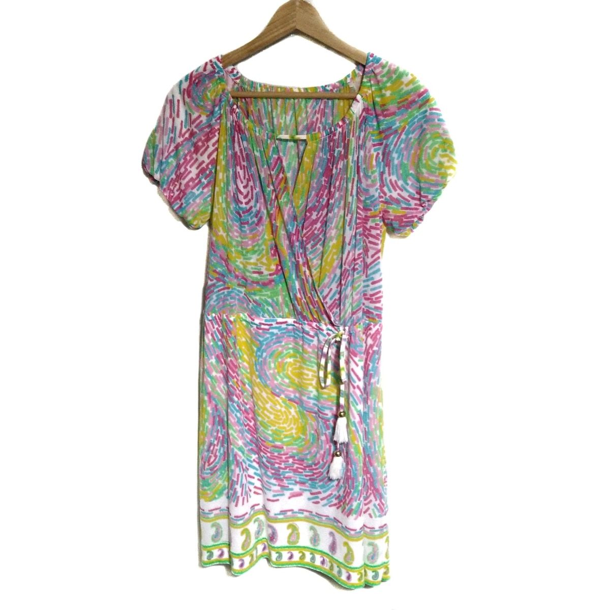 LEONARD(レオナール) ワンピース サイズ2 M レディース美品 ピンク