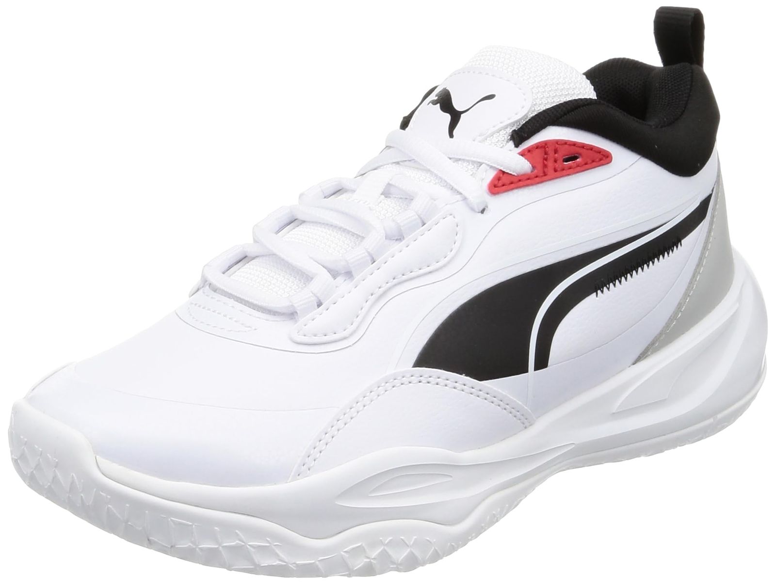 プーマ バスケットボールシューズ プレイメーカー プロ プラス JR 379333 キッズ 23年秋冬 アッシュグレー For A 24年春夏 アッシュ グレー All Time レッド ブラック 01 25 0 cm