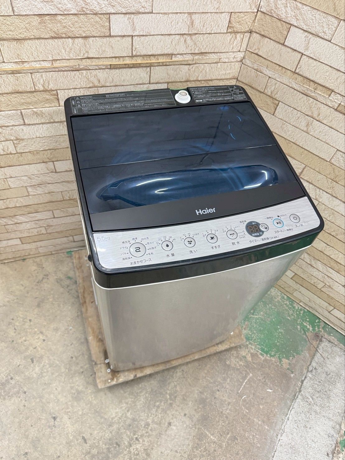 大阪 3か月保障付き 洗濯機 ハイアール 5 kg JW XP 2 C 55 F SS 226