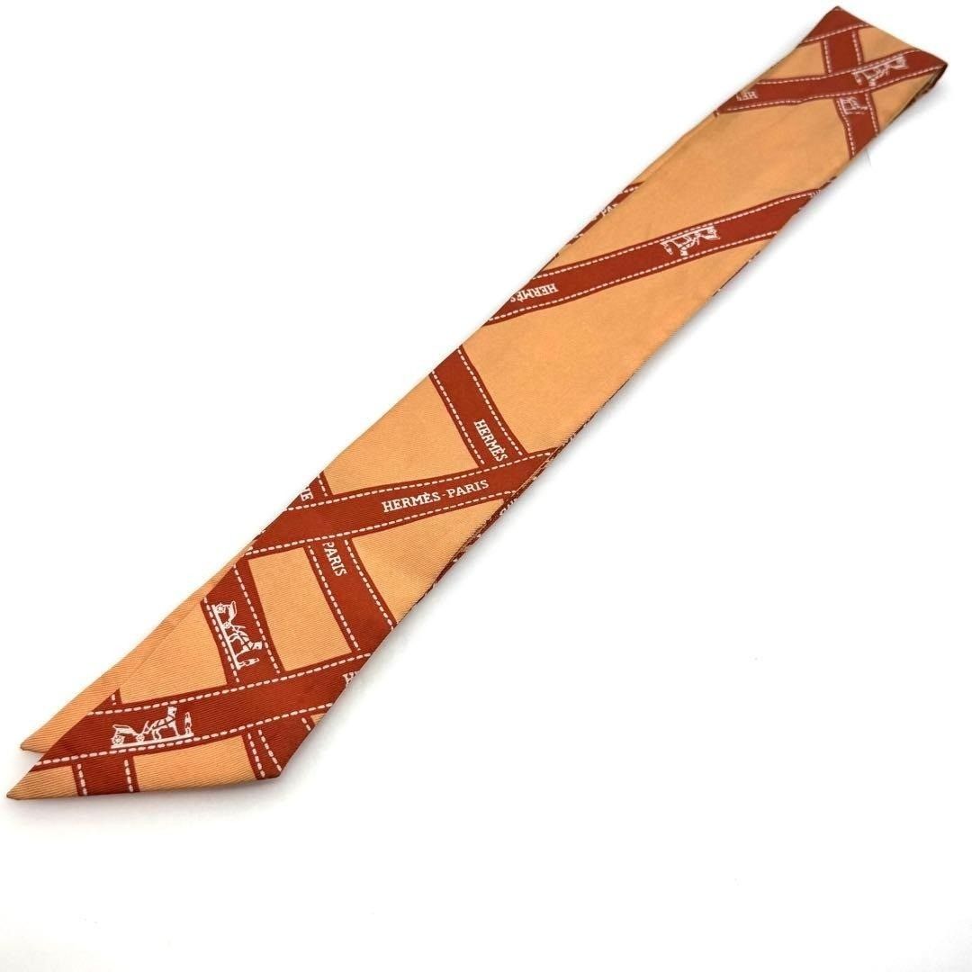 HERMES ツイリー スカーフ ボルデュック オレンジ 067199 HERMES